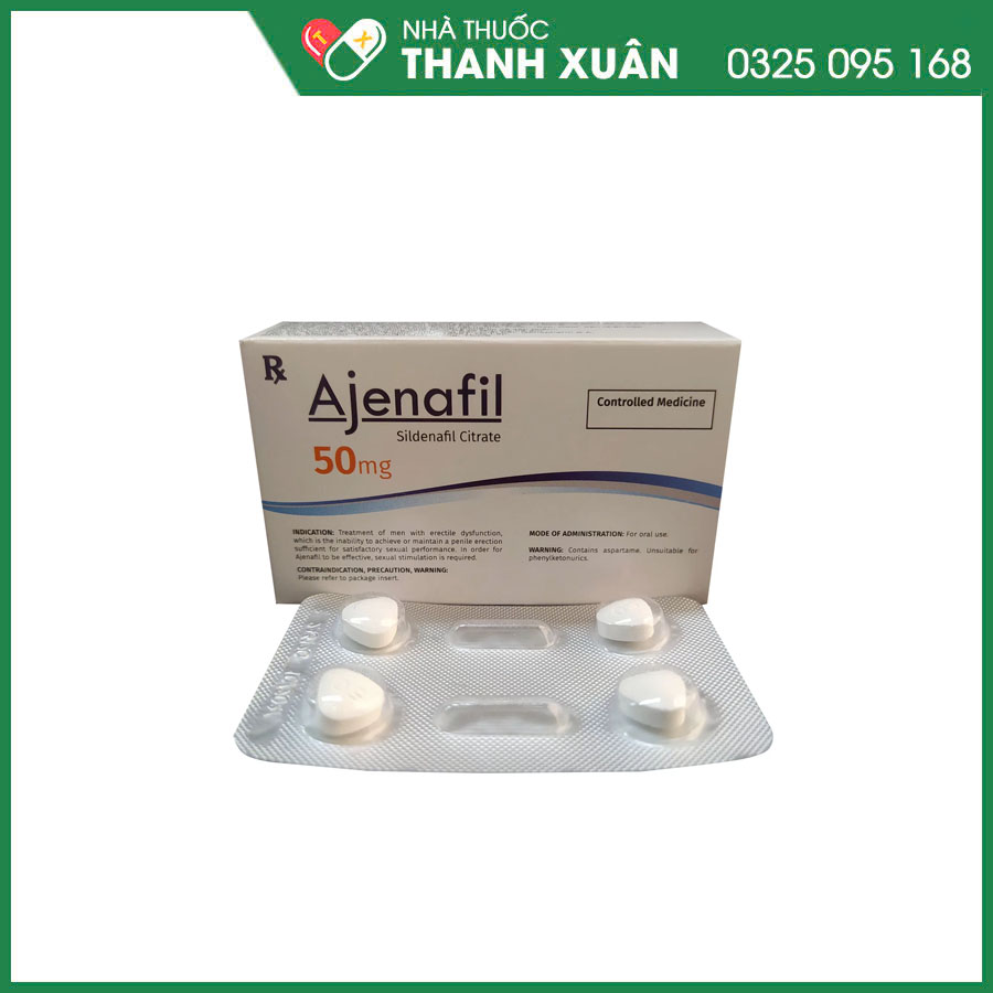 Ajenafil thuốc điều trị rối loạn cương dương ở nam giới